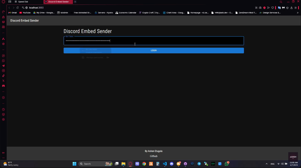 Discord Embed Sender